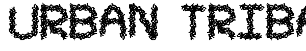 Urban Tribal STF font preview